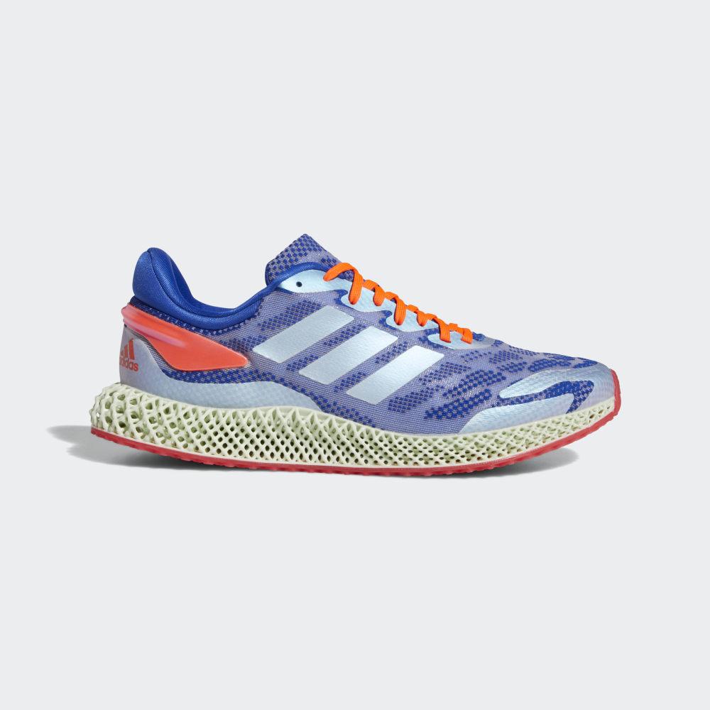 Adidas Men's 4D Run 1.0 Running Shoes Blue/White/Red Ireland FW1231